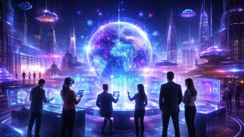 This is the image of Metaverse and here we are mention top Metaverse Development companies in USA.