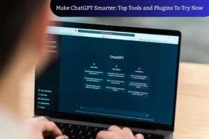 A man is using ChatGPT in his computer