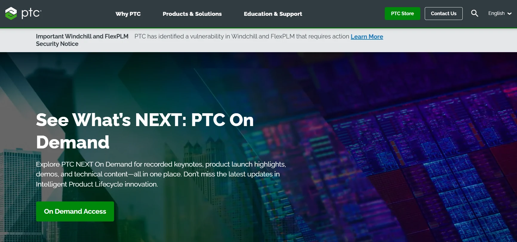 PTC ServiceMax field service management software for asset-centric service, technician scheduling, equipment maintenance, and enterprise field operations.